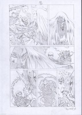 Paul Davidson – Ghost Rider – Spirits of Violence 5p2 | Berserker Art