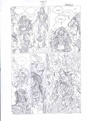 Paul Davidson – Namor – Last King of Atlantis- 3p26 – 2025 – Pencils | Berserker Art