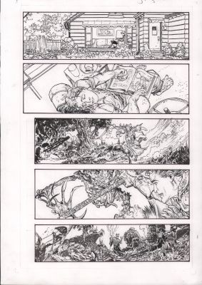 Mike Kaluta | House of Mystery Vol.2 #20 P.9 - ’Spellbound’ Story - Signed - 2010 | Anthony’s Comic Book Art