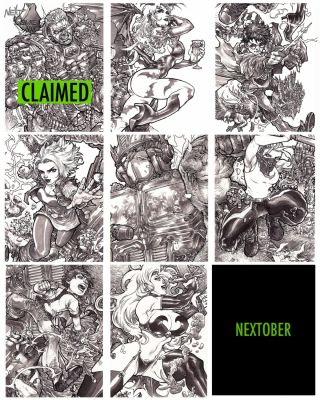 *Nextober 2026* Harvey Tolibao | Harvey Tolibao 1-9 | Next Comic Art