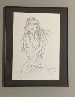 Une nuit Ã  Rome - Marie - Dessin original (2017) | Catawiki