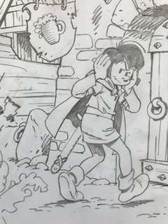 Maury, Alain - Dessin original - Studio Peyo - Johan et Pirlouit | Catawiki