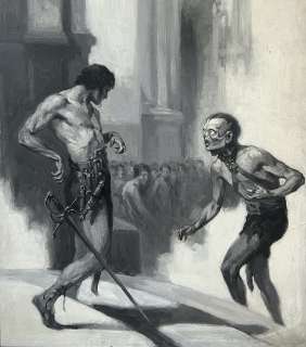 J. Allen St. John (American, 1872-1957) | The Chessmen of Mars (Sixth Interior Plate, p. 238), c. 1922 | Shasta/Phoenix