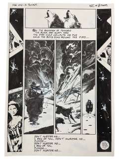 Grateful Dead Comix, Issue 1, Dire Wolf Original Production Comic Storyboard 11" x 16.5" | Los Angeles Estate Auction