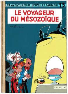 Bruno Marchand - lot 454 - Spirou et Fantasio, Le voyageur du Mésozoïque, dessin…