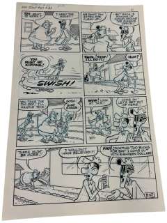 Sad Sack Comics Original Storyboard Production Comic Art | Los Angeles Estate Auction
