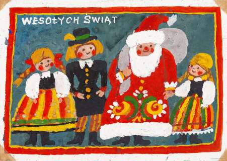 Julitta Karwowska-Wnuczak (1935) | Julitta Karwowska-Wnuczak | Projekt kartki świątecznej | Desa Unicum