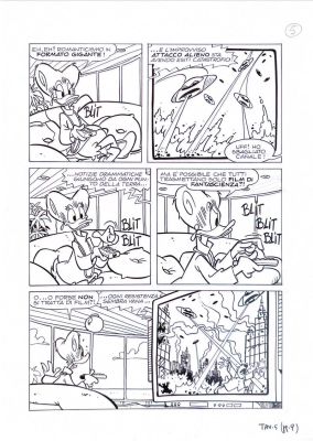 Salvatore Deiana | Lot 58 - Tavola originale - Historia Papera - Disney | Finarte