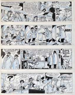 Lacroix Pierre/Planche originale n°1 composée de 4 strip… | Dagoty