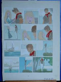 Corto Maltese - Color proof "Per colpa di un gabbiano" - Page volante - EO - (1972) | Catawiki