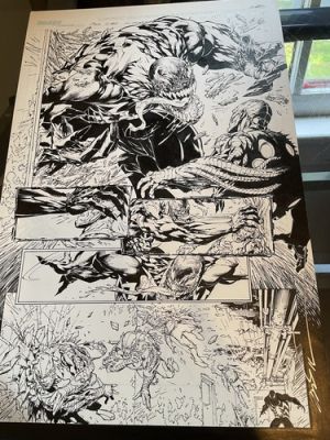 Civil war: initiative Page By Marc Silvestri With Trad Inks By Joe Weems | eBay US (Buy It Now)