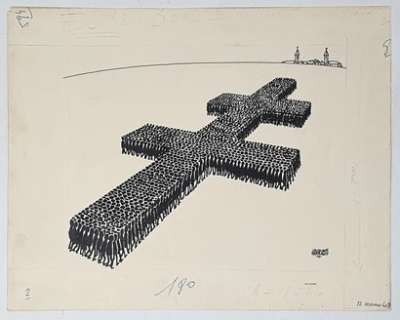 Faizant Jacques... | FAIZANT Jacques (1918-2006) La croix de Lorraine,... | Art Richelieu