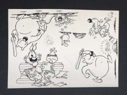 Laura Stroppi - Lupo Alberto - original illustr. - Page volante - EO | Catawiki