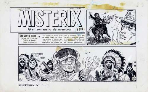 Pratt Hugo - "Il Sergente Kirk - Sentiero di sangue ", 1957 | Urania Casa d’Aste