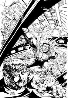 Joe St. Pierre - secret weapons #10 cover (1994)