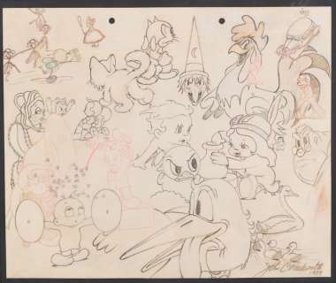 A Charles Mintz Studio Publicity Drawing. | Van Eaton Galleries