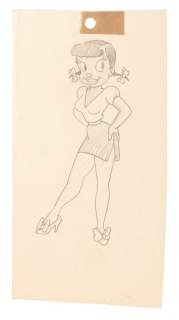 A “Coal Black and de Sebben Dwarfs" So White Character Drawing. | Van Eaton Galleries