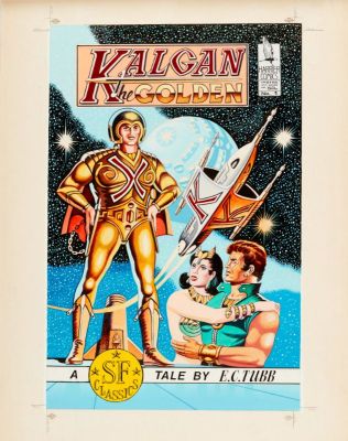 Kalgan the Golden original cover artwork (1996) by Ron Turner for… | Comic Book Auctions ltd