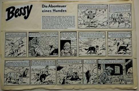 Bessy - Originele pagina - De huilende rotsen (Nr. 31) - Page volante - in inkt - (1959) | Catawiki