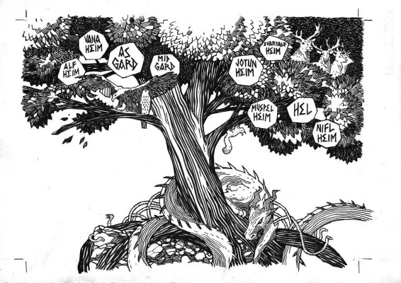 Gabriel H. Walta | Pin-Up YGGDRASIL | The Green Room