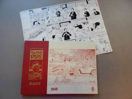 Buth (Leo de Budt) - Originele pagina Thomas Pips (p.1) - & album Thomas Pips gags 1949 (nr. 1/50 ex.) - EO - (1997) | Catawiki
