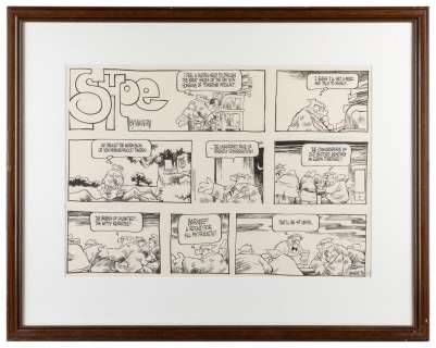 MACNELLY, Jeff (1947 – 2000). Shoe Original Sunday Comic St... | Potter & Potter