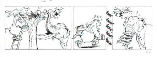 Boes - Originele strook uit Boes Integraal 7 - Taille: 40 x 15 cm | Catawiki