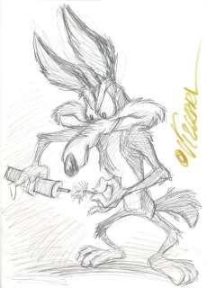 Looney Tunes - Wile E. Coyote - Page volante - EO | Catawiki