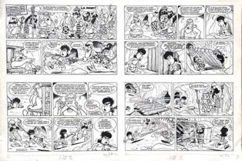 Erik | ERIK. Megalithe. Très bel ensemble de 10 x 4 demies... | Aibo Art Auction