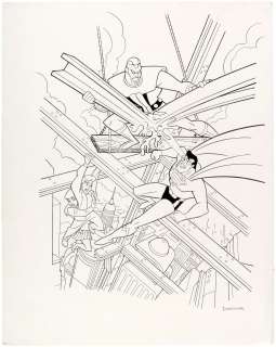 "SUPERMAN: THE ANIMATED SERIES" SUPERMAN VS. BRAINIAC ORIGINAL ART. | Hake’s