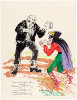 GOLDEN AGE GREEN LANTERN ORIGINAL ART PAIR BY CREATOR MARTIN NODELL. | Hake’s