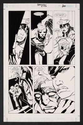 Damion Scott, John Floyd | Batman #572 (1999) Page 20 Pencils By Damion Scott, Inks By John Floyd | ComicArtFans Classifieds
