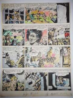 Jan Kordaat /Jean Valhardi - Originele pagina in kleur (p.30?) - Les Êtres de la Forêt - (1946) | Catawiki