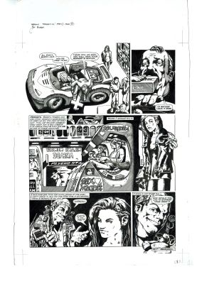 Jim Murray, Gordon Robson, Chris Standley | Judge Dredd Megazine Vol.2 #73, (1995). Harmony - ’Transient 114’. Last Page of First Instalment. | ComicArtFans Classifieds