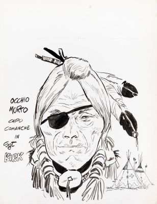 Lot 32 - Pratt Hugo - "Sgt. Kirk - Occhio Morto", 1968 | Urania Casa d’Aste