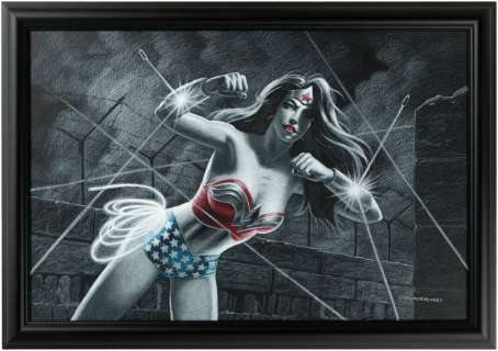 WONDER WOMAN ORIGINAL ART BY GREG HILDEBRANDT. | Hake’s