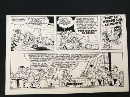 Remacle, Marcel  - Planche originale - Le Vieux Nick et Barbe-noire  (1975) | Catawiki