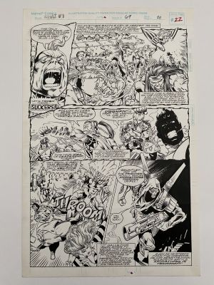 Justiniano , Roy Richardson | What If Issue 69 Page 20-What If Stryfe Killed the X-Men? (1995) | ComicArtFans Classifieds