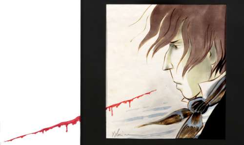 Yslaire | Sambre, illustration aux feutres de couleur pour l… | Banque Dessinée