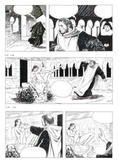 MANARA Planche 33 de l’album Le déclic tome 4. Édite en 2001 chez Albin | Rossini