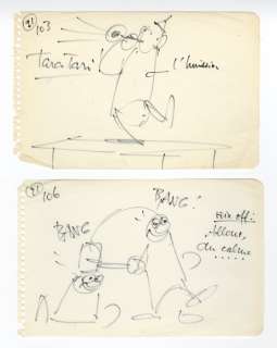 Uderzo, Albert - 2 Storyboards - Cetautomatix et Assurancetourix - Les 12 travaux d’Astérix - (1976) | Catawiki