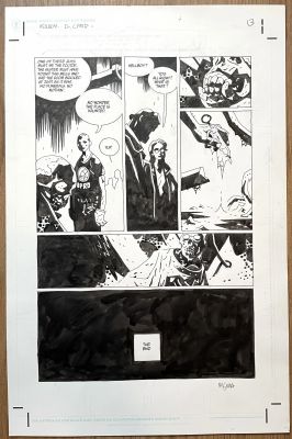Mike Mignola | Mignola - Hellboy Page | ComicArtFans Classifieds