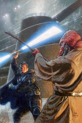 Hugh Fleming - Star Wars -- Tales of the Jedi: the Sith War #3 (Dark Horse, 1995) Original Cover Painting