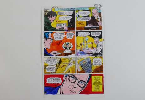 Metropolitan Superman #458 Original Comic Art | Bodnars Auction