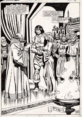 John Buscema, Ernie Chan | Conan the Barbarian Annual #5 Page 44 (1979) By John Buscema | ComicArtFans Classifieds