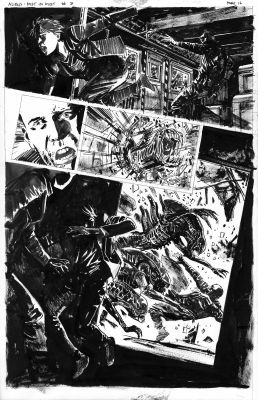 Gabriel Hardman | Aliens: Dust To Dust #3 - Page 16 By Gabriel Hardman | ComicArtFans Classifieds