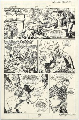 John Calimee, Bill Reinhold, Mike Baron, Willie Schubert | Badger #70 P.15 By John Calimee And Bill Reinhold First Comics 1991 | ComicArtFans Classifieds