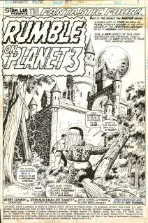 John Buscema / Joe Sinnott | Fantastic Four #137 Pg1 | La French Collection