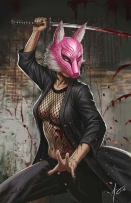 Rudy Ao | Fox Mask Killer | More Great Art