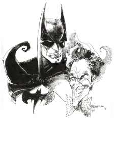 Bill Sienkiewicz | Sienkiewicz Batman And Joker | ComicArtFans Classifieds
